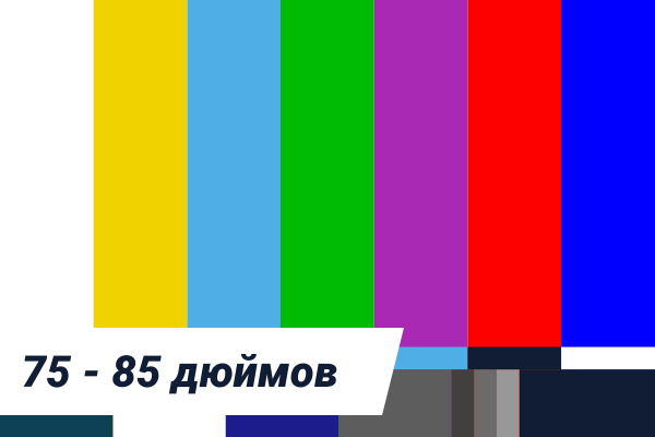 Комплексная диагностика телевизора от 75 до 85 дюймов