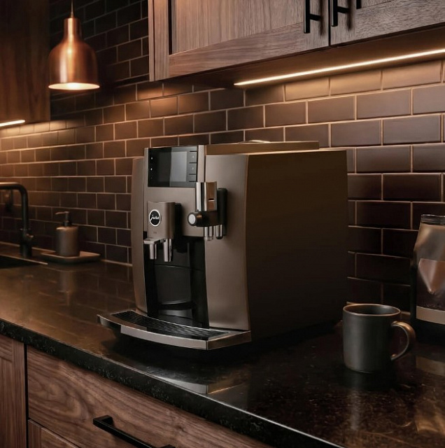 Кофемашина Jura E8 Dark Inox